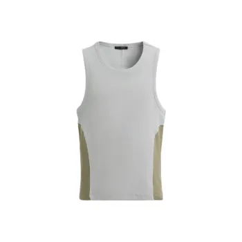 ZARA Tank Tops Men Blue Gray