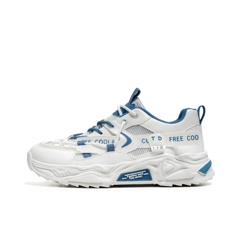 Magelly Shock Absorbers With Slip Resistant And Abrasion Resistant Properties Low Top Chunky Sneakers Men's-10