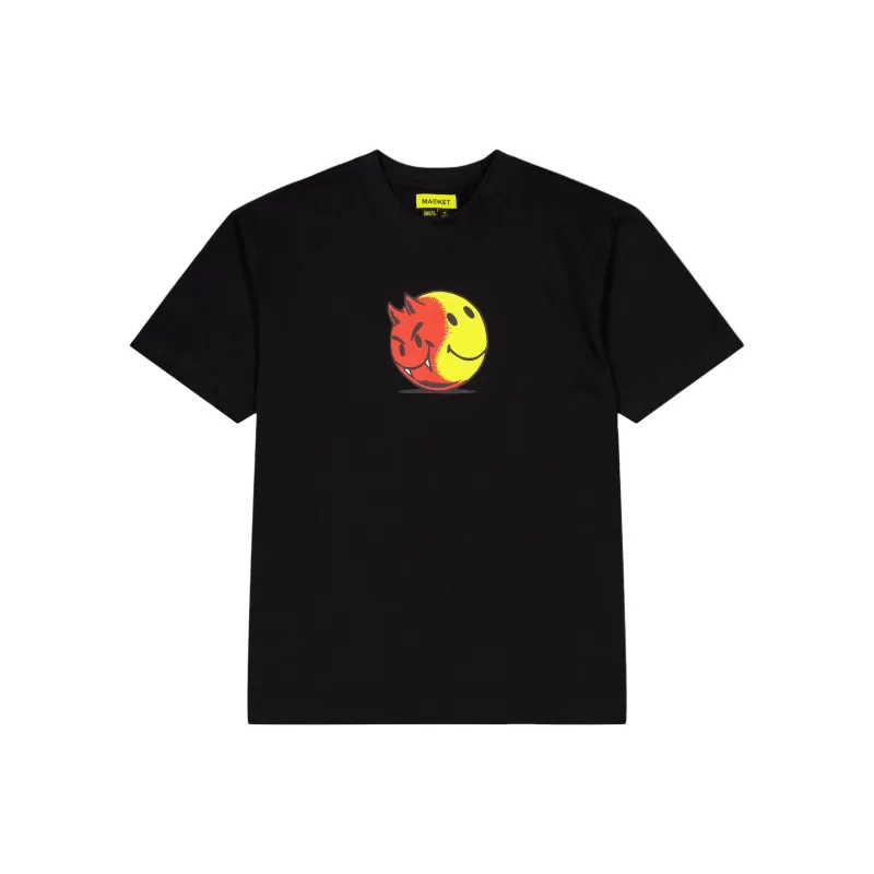 Market Smiley Good And Evil Tee-0