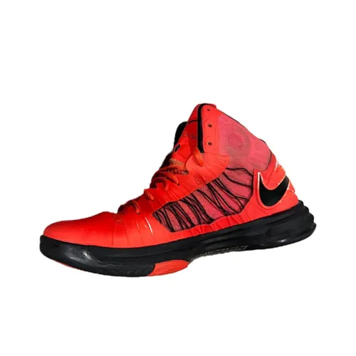 Nike Hyperdunk Anti Slip Wear Resistant Mid Top Basketball Shoes Men's Red