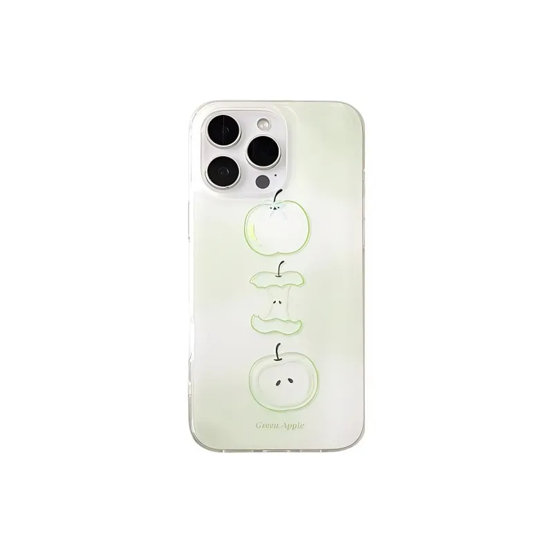 Wei Xin Acrylic Material Blended Green 3 Pcs Apple Phone Cases Compatible With IPhone 16/15 Pro Max/Apple 13/14 Pro/Max-3