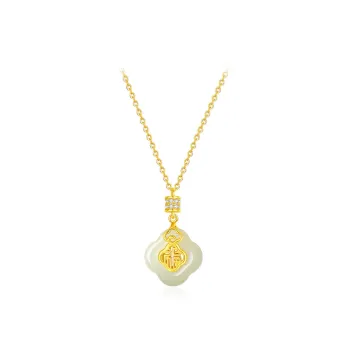 GIFU Serpentine Jade Necklaces Unisex