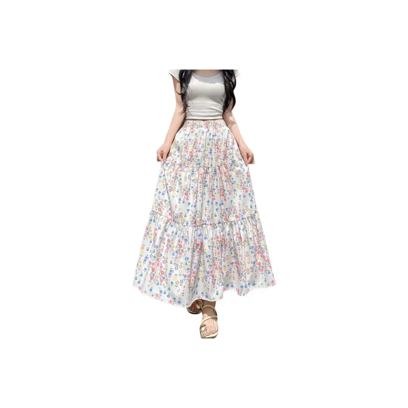 Mu Xiao Xin Casual Long Skirt Women's-5