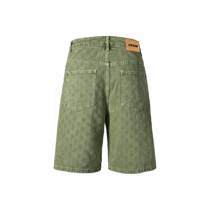 UPXIW Denim Shorts Unisex-12