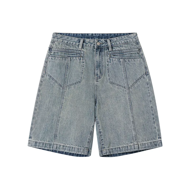 FORNINES Denim Shorts Unisex-4