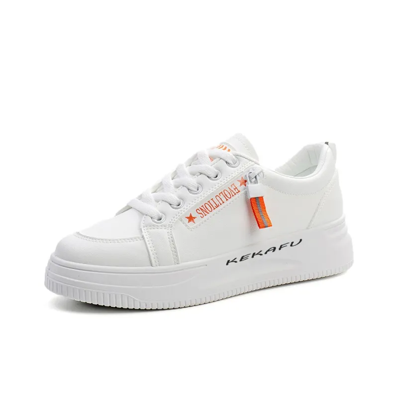 KEKAFU Anti Slip Wear Resistant Low Top Skateboard Shoes Women's-4