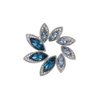 VIOLET Copper Alloy Brooches Unisex
