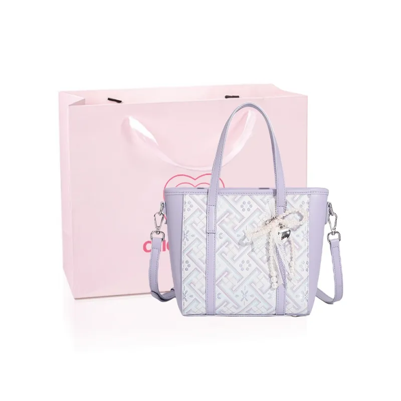 Pivsnu Synthetic Leather Handbag, Shoulder Bag, Crossbody Bag Women's Purple-0