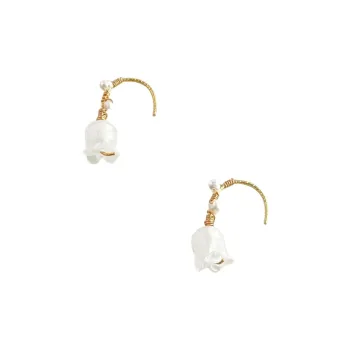 VERENA REINE Natural Colored Glaze Earrings Women's
