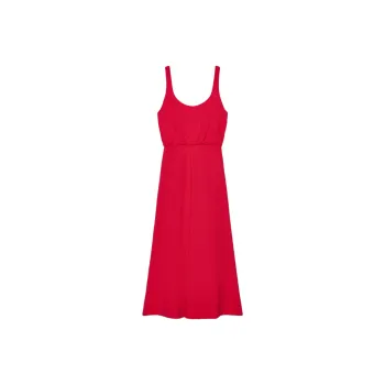 ZARA Slip Dresses Women's Dark Purple Red
