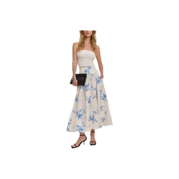 REFORMATION Polina Skirt Casual Long Skirt Women's
