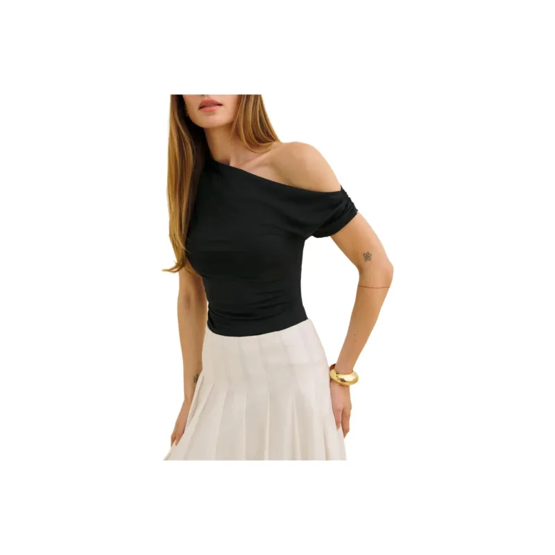 Reformation T Shirts Women's Black-0