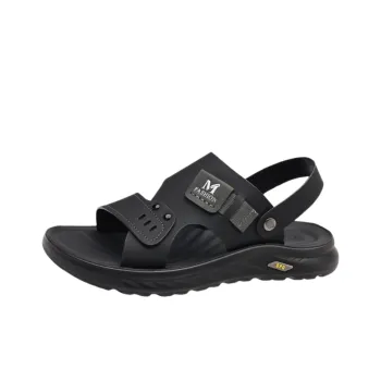 EGCHI Beach Sandals Men's Black