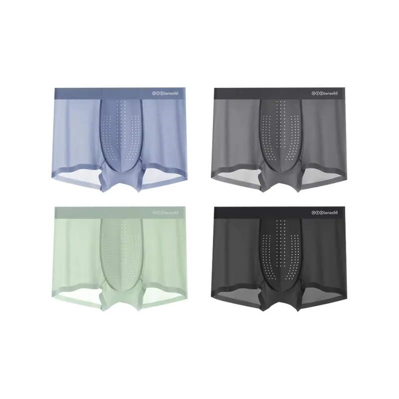 H YXIANG Underpants Men's 4 Pack-6