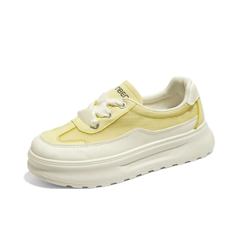 RENBEN Anti Slip And Wear Resistant Height Increasing Low Top Casual Shoes Women's-1