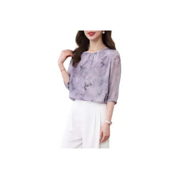 Yi Mengyuan Shirts Women's Butterfly Flower