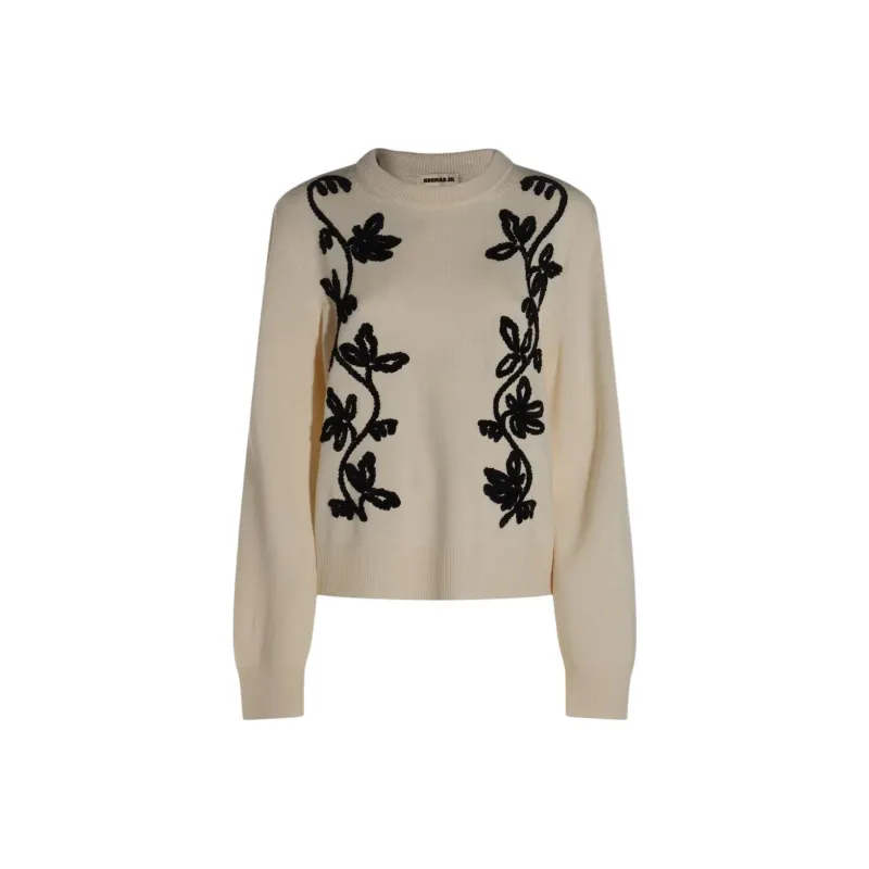 JIL SANDER Embroidered Wool Jumper-0