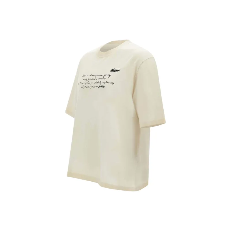 Golden Goose Deluxe Brand Hand Writing Printed T Shirt-2