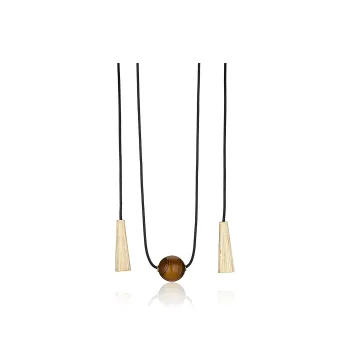Encounter Gift Natural Tiger's Eye Stone Necklaces Unisex
