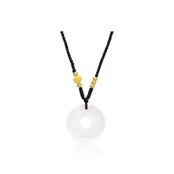 QUIET LOVE Natural Chalcedony Pendants Unisex