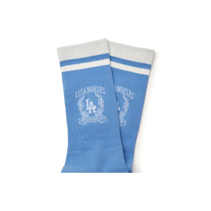 MLB Los Angeles Dodgers FW24 Mid Calf Socks Unisex 1 Pack Sky Blue-4