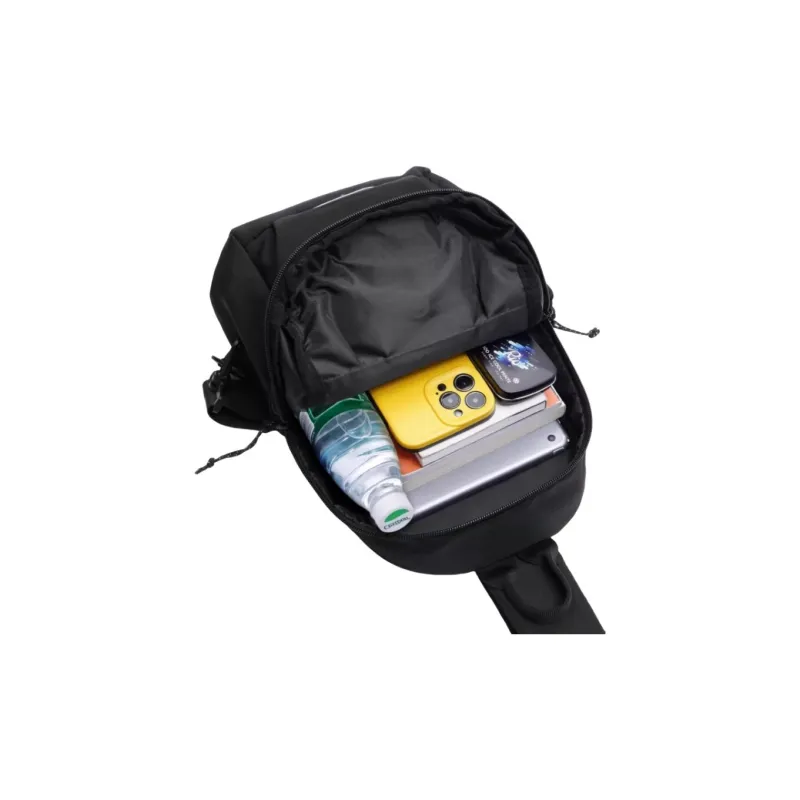 XTEP Polyester Sling Bag Regular Unisex Black-2