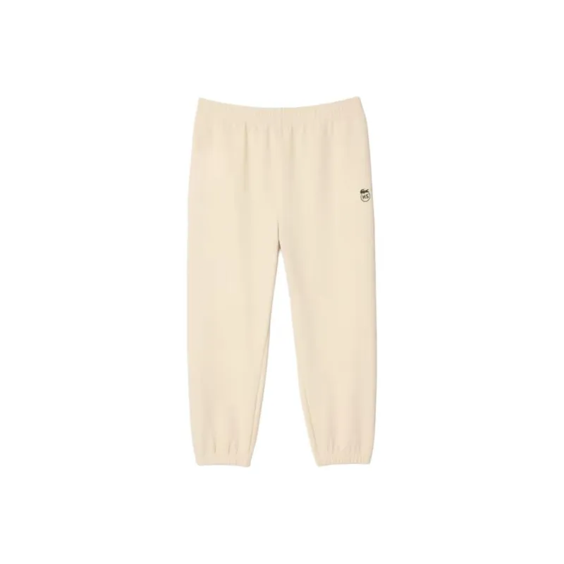 LACOSTE x Highsnobiety SS25 Knitted Sweatpants Unisex Beige-0