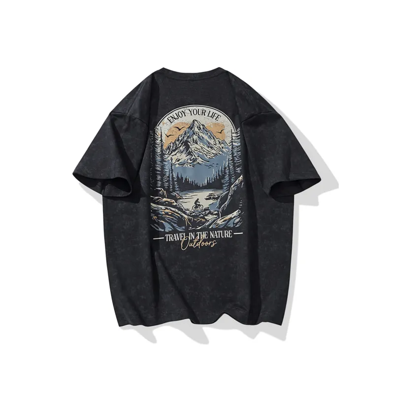 EPTISON T Shirts Unisex Black-0