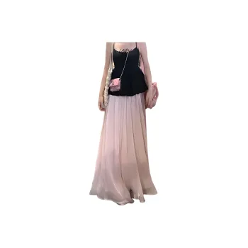Flowers In Water Casual Long Skirt Women's