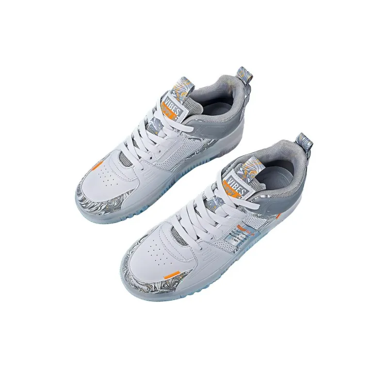 Cuzzi Abrasion Resistant Balance Lightweight Support Height Increasing Low Top Skateboard Shoes Men's-2