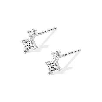 ETAHLOVE Sterling Silver Stud Earrings Women's