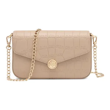 CLEVER& KETCH PU Small Square Bag, Crossbody Bag, Shoulder Bag Regular Women's Apricot/Red/Black