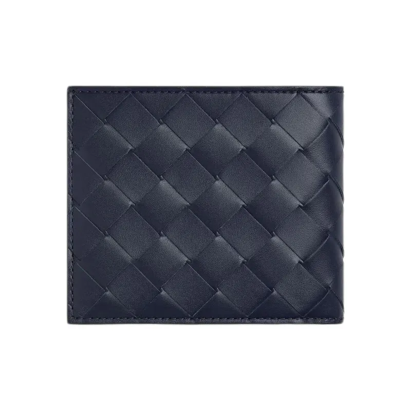 Bottega Veneta Calfskin Wallet Men's Abyss Cypress Wood Color-2