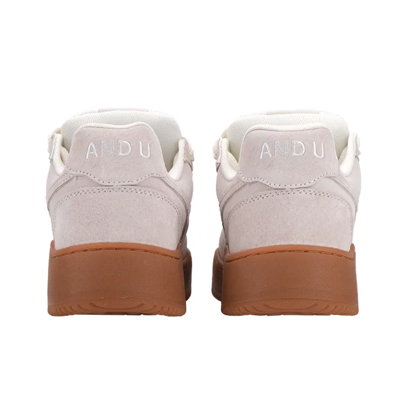 AND U Slip Resistant Cushioning, Abrasion Resistant, Height Increasing Low Top Skateboard Shoes Unisex-45