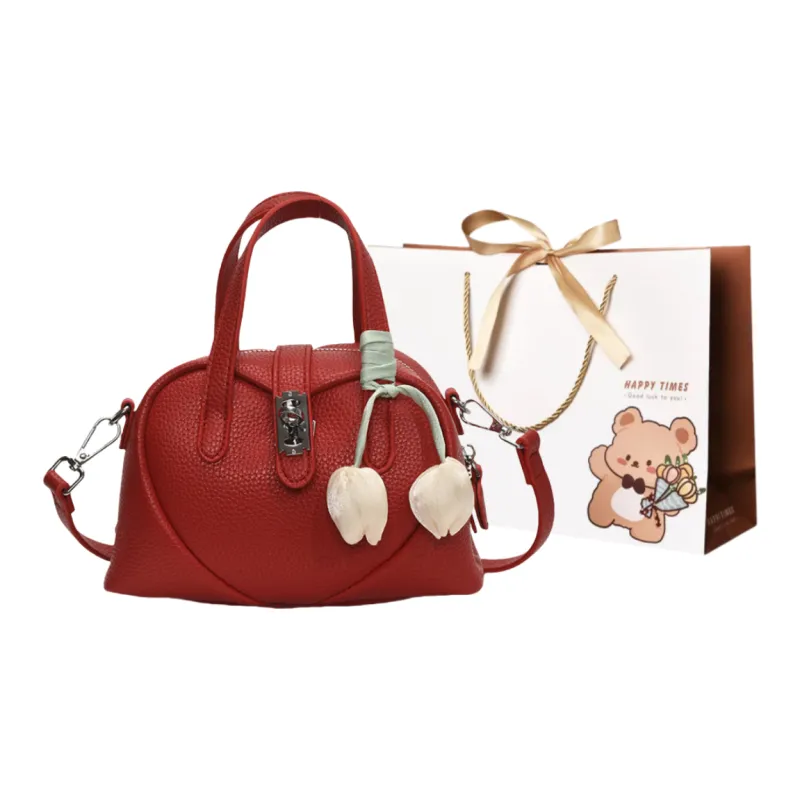 ERANGBEAR PU One Shoulder Handbag Women's Multicolor-4