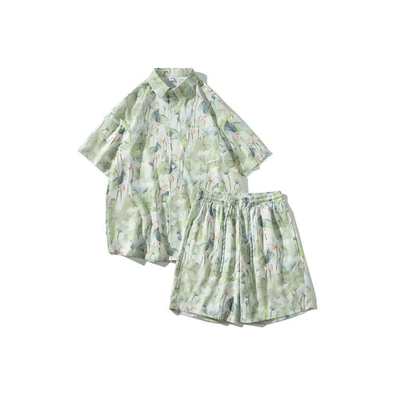 Fakeyoung Shirt Matching Set Unisex-0