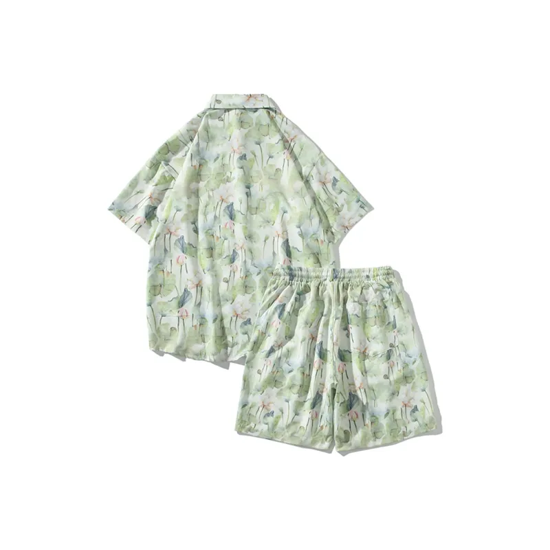 Fakeyoung Shirt Matching Set Unisex-1