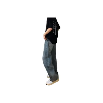 BENGEN Jeans Unisex Blue