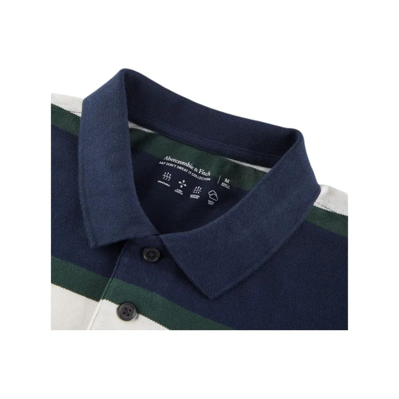 Abercrombie＆Fitch Polo Shirt Men's Navy Blue-2