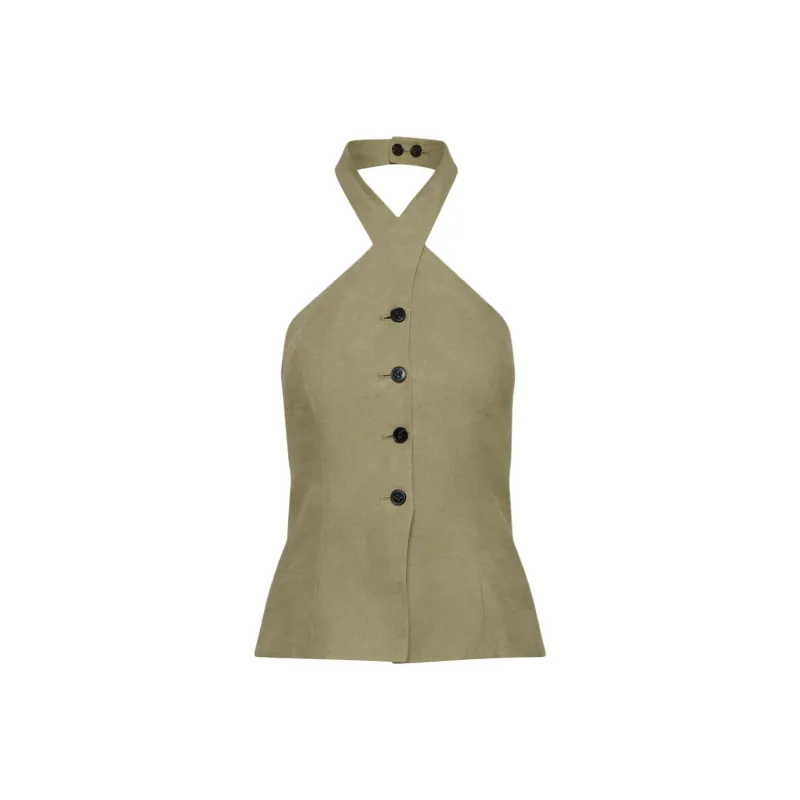 ARITZIA Tank Tops Women's Sundried Olive-0