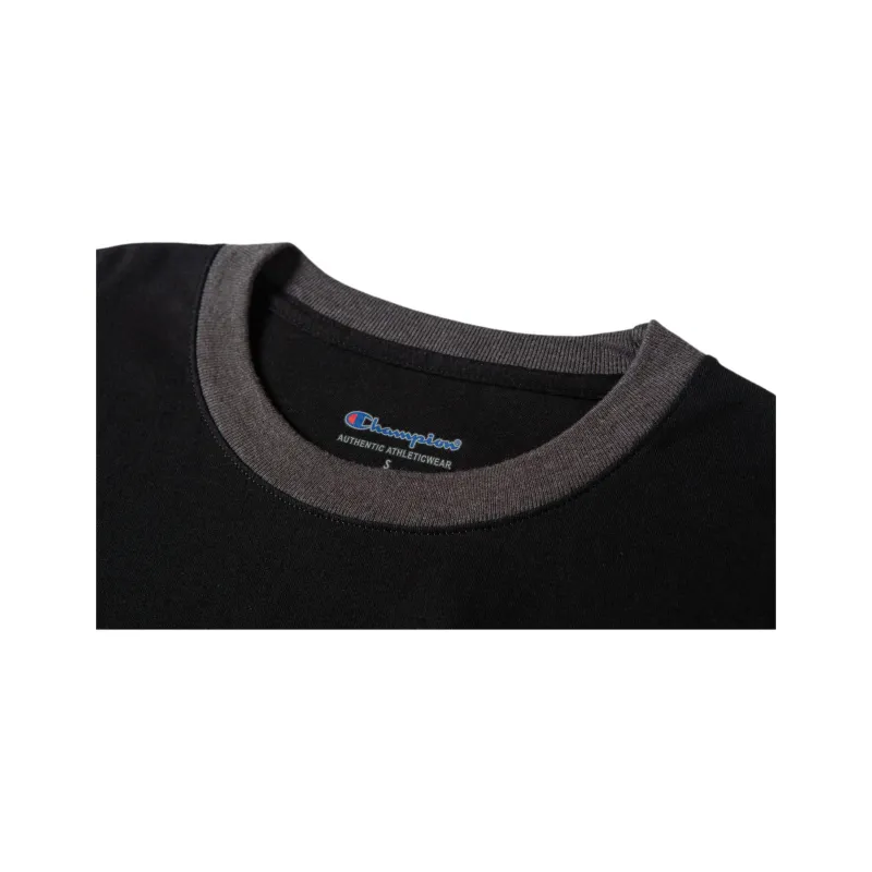 Champion T Shirt US Version Unisex Black-1