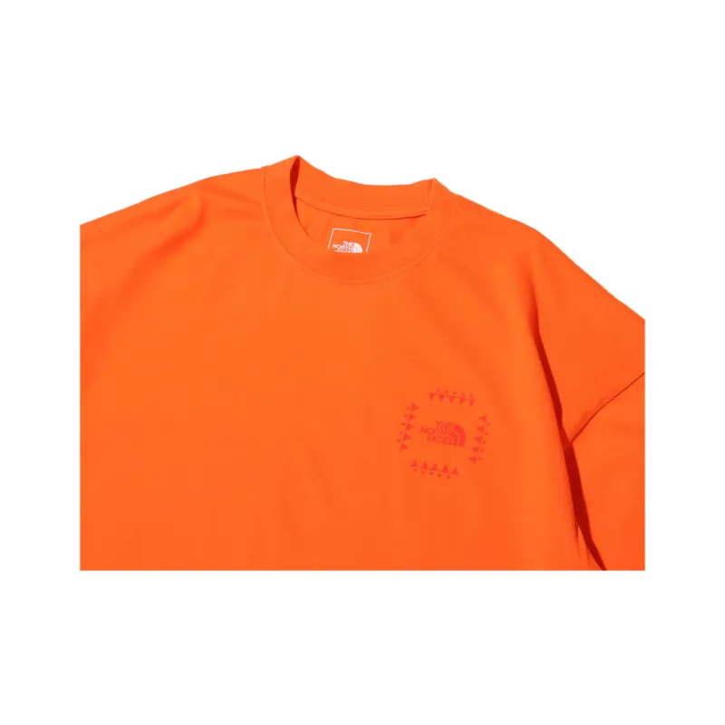 THE NORTH FACE SS25 T Shirt Unisex Orange-3