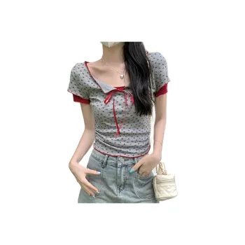 JECCI FIVE Set in Sleeve T Shirt Women's