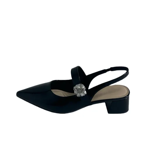 Shoe Lady Chunky Heel High Heels 4cm Women's