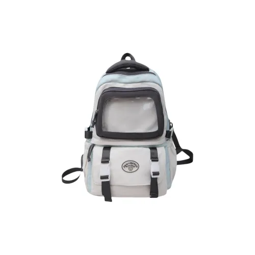 BRABOSTON Nylon With PVC Ita Bag Backpack Women's Black/Green/Pink Blue/Purple