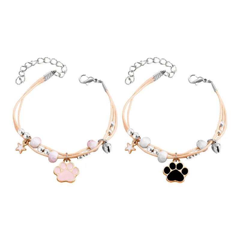 MIDNIGHT MOMENT Alloy Rope Bracelets Women's-6