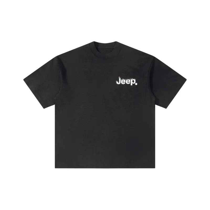 Jeep Pasture Horse Lifestyle T Shirt Unisex Black-1