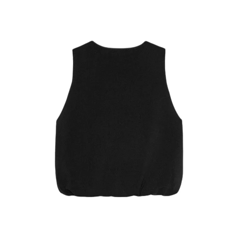 ZARA Tank Tops Women's Black-1