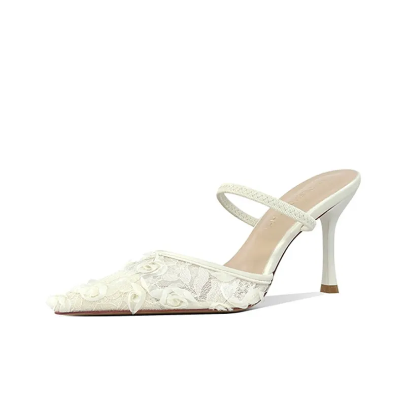 GOSO Closed Toe Slippers Women's Ecru-2