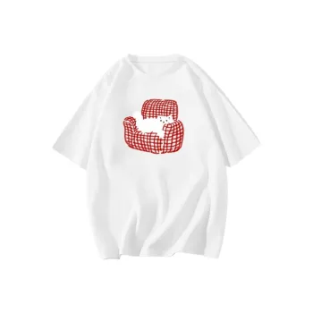 DOKZB T Shirts Women's White